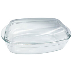 Форма для выпечки стеклянная прямоугольная с крышкой Vittora 32,5x20 см 4,5 л