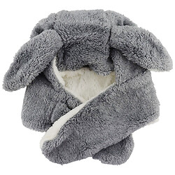 Шапка детская плюшевая с ушками и шарфом