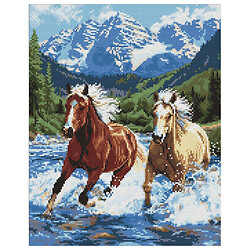 Алмазна мозаїка "Сила у русі", 40х50 см, Ідейка