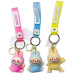 Брелок, велюр, "Лабубу", микс видов, Mic