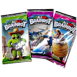 Ігрові карти "Italian Brainrot", мікс видів, Mic