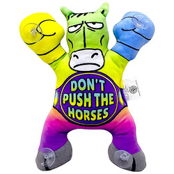 Іграшка м'яконабивна "Кінь: DON`T PUSH THE HORSES" на липучках, 22см, Mic