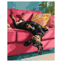 Картина за номерами "Диванна радість", 40х50 см, Ідейка