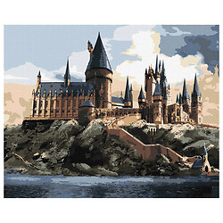 Картина по номерам "Harry Potter: Хогвартс днем", 40х50 см, Ідейка