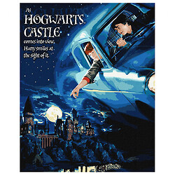 Картина за номерами з фарбами металік "Harry Potter: Політ на авто", 40х50 см, Ідейка