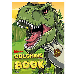 Книжка-раскраска со стикерами "Мир хищных динозавров", Ідейка