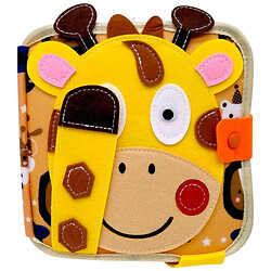 М'яка книга-бізіборд, фетровий, вивчення форм, квітів, тварин, пальчикові ігри, на липучках, Mic