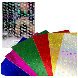 Набор одностороннего цветного голографического картона, 21х29,7см, 6 листов, Art Studio Of Happiness