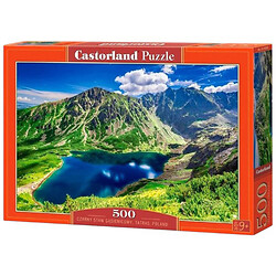 Пазли "Чорний Став озеро Гонсениці в Татрах", 500 елементів, Castorland