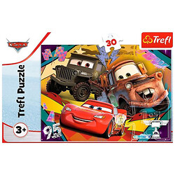 Пазлы 30 эл, "Тачки. Скоростные машинки", Trefl