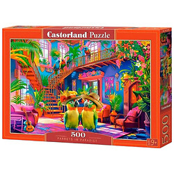 Пазлы "Попугаи в раю", 500 элементов, Castorland