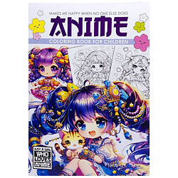 Раскраска "Аниме", 21х29,7 см., 8 листов, Art Studio Of Happiness