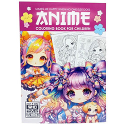 Раскраска аниме 210х297мм., 8 листов, Скоба., Art Studio Of Happiness