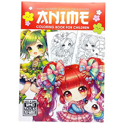 Раскраска аниме 210х297мм., 8 листов, Скоба., Art Studio Of Happiness