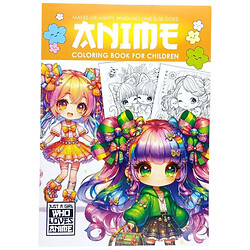 Раскраска аниме 210х297мм., 8 листов, Скоба., Art Studio Of Happiness