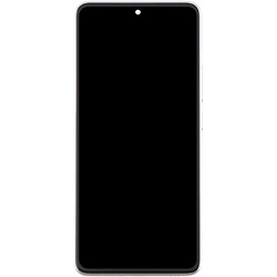 Дисплей (екран) Xiaomi Redmi Note 14 5G, З сенсорним склом, З рамкою, OLED, Срібний