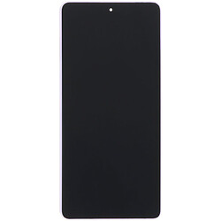 Дисплей (екран) Xiaomi Redmi Note 14 5G, З сенсорним склом, З рамкою, OLED, Фіолетовий