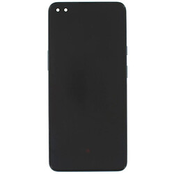 Дисплей (екран) OnePlus 8 Nord 5G / Nord, З сенсорним склом, З рамкою, TFT, Чорний