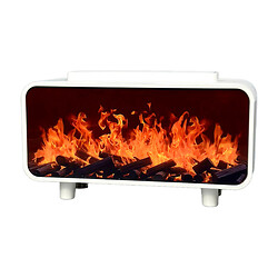 Зволожувач повітря Vintage камін, Білий