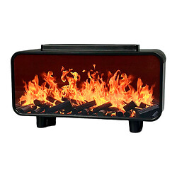 Увлажнитель воздуха Vintage камин, Черный