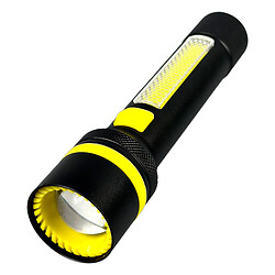 Фонарик 24094 LED PM10-TG+COB, Черный