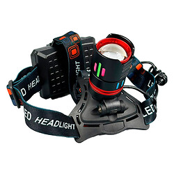 Налобный фонарь CT012-3Q-TG, Черный