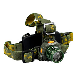 Налобный фонарь 6616-T6, Зеленый