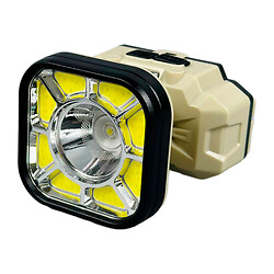 Налобный фонарь 826X-XPE+8COB, Бежевый