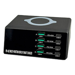 Мережева зарядна станція WLX-X9D, Чорний