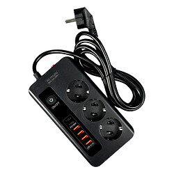 Подовжувач мережі Power Socket F53-2PD, 2.0 м., Чорний