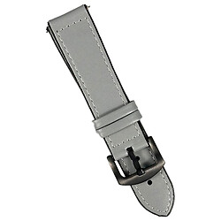 Ремешок универсальный, Leather Casual, Серый