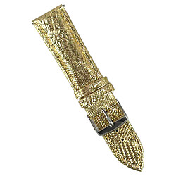 Ремінець універсальний, Leather Crocodile, Золотий