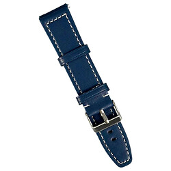 Ремінець універсальний, Leather Smooth, Синій