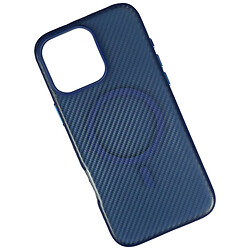 Чехол (накладка) Apple iPhone 13, Carbon Fibre Texture, MagSafe, Синий
