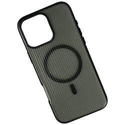 Чехол (накладка) Apple iPhone 14, Carbon Fibre Texture, MagSafe, Черный