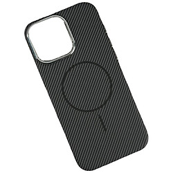 Чохол (накладка) Samsung S928 Galaxy S24 Ultra, Carbon Pattern Slim, MagSafe, Чорний