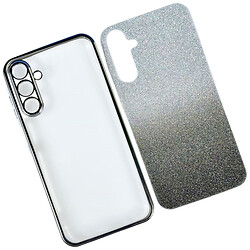 Чехол (накладка) Samsung A075 Galaxy A07, Ombre Glitter Chrome, Gray Chrome, Серебряный