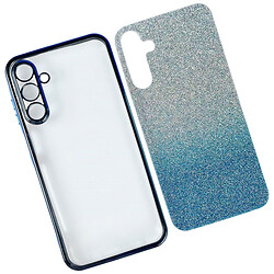 Чехол (накладка) Xiaomi Redmi 15, Ombre Glitter Chrome, Blue Chrome, Голубой