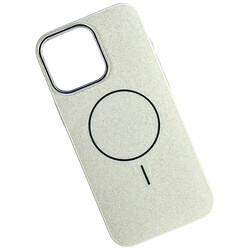 Чохол (накладка) Apple iPhone 17 Air, Color Glitter, MagSafe, Срібний