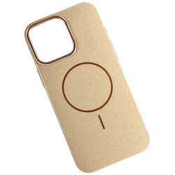 Чохол (накладка) Apple iPhone 17 Air, Color Glitter, MagSafe, Бежевий