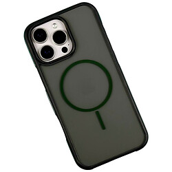 Чехол (накладка) Apple iPhone 15 Pro, Crystal Black, MagSafe, Зеленый