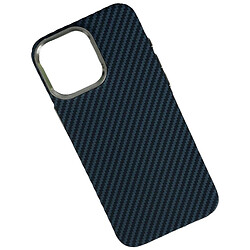 Чехол (накладка) Apple iPhone 13, Elite Carbon Matte Box, MagSafe, Blue Diagonals, Рисунок