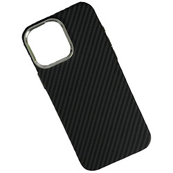 Чехол (накладка) Apple iPhone 15, Elite Carbon Matte Box, MagSafe, Black Diagonals, Рисунок