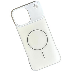 Чехол (накладка) Apple iPhone 12 / iPhone 12 Pro, AG-Glass Glass Matte Aromatherapy Metal, MagSafe, Белый