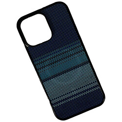 Чехол (накладка) Apple iPhone 15 Pro Max, Gloss Elite Carbonique, MagSafe, Blue Stripes, Рисунок