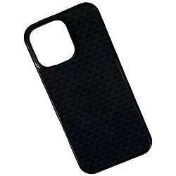 Чехол (накладка) Apple iPhone 17 Pro, Gloss Elite Carbonique, MagSafe, Black Triangle Pattern, Рисунок