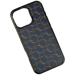 Чохол (накладка) Apple iPhone 16, Luxury Carbon Fiber Pattern, Gold Cube, MagSafe, Малюнок