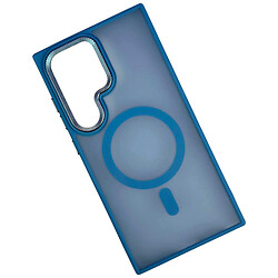 Чохол (накладка) Samsung A355 Galaxy A35 / A356 Galaxy A35 5G, Matte Corrugated, MagSafe, Синій