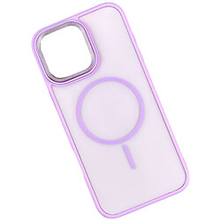 Чехол (накладка) Apple iPhone 12 / iPhone 12 Pro, Matte Corrugated Camera Thin, MagSafe, Фиолетовый