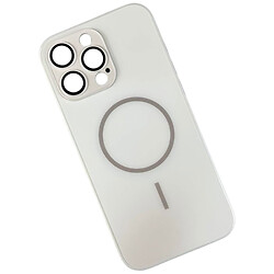 Чехол (накладка) Apple iPhone 15, Matte Ombre, MagSafe, Белый